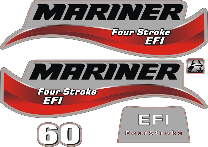 mariner 60 Hp Outboard sticker